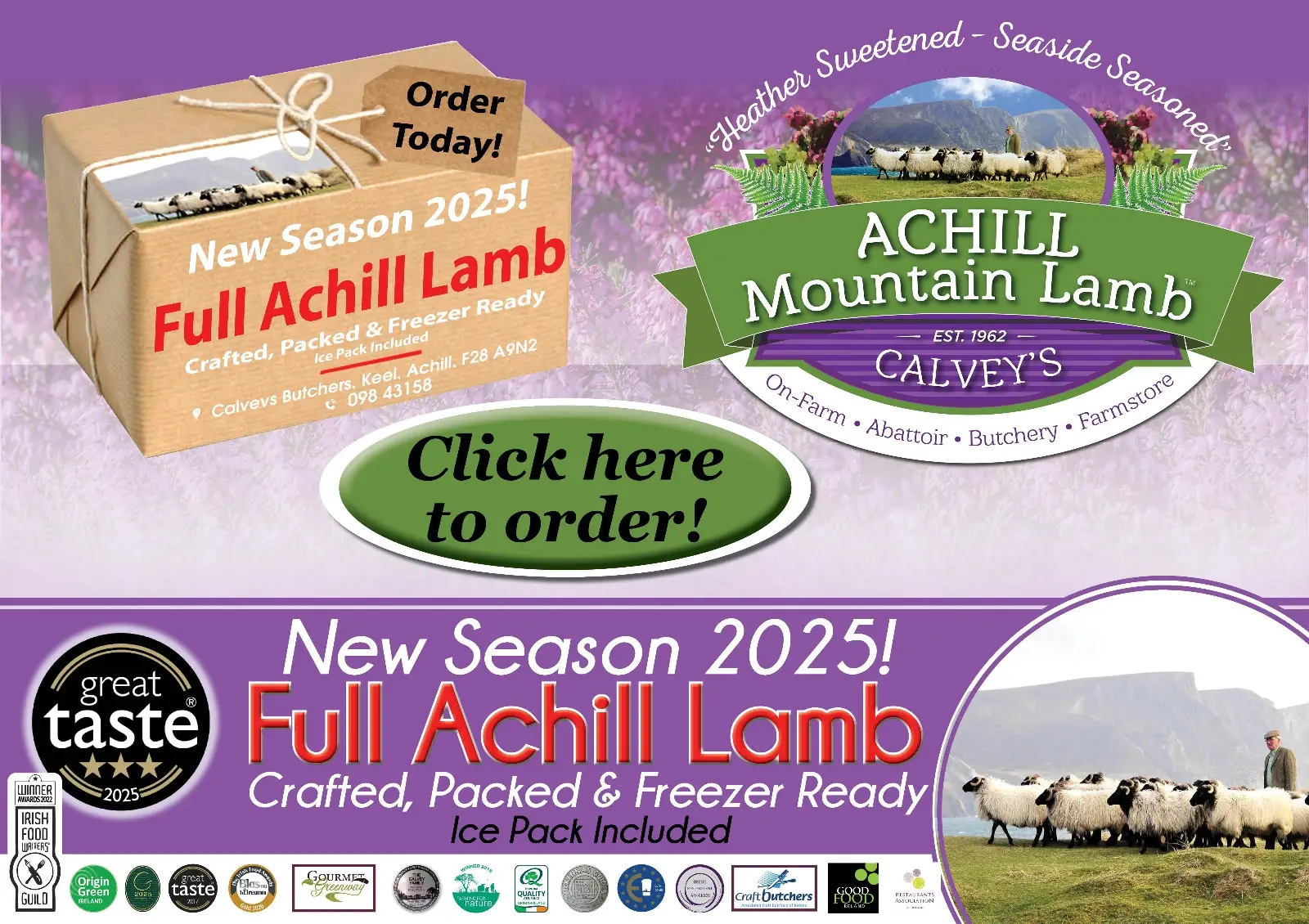 Achill Mountain Lamb New Season 2025